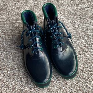 Sporto Thermolite Duck Boots Women’s 11 Navy Green 90s Vintage